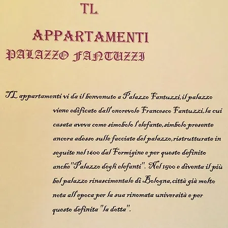 Appartamento Tl Palazzo Fantuzzi